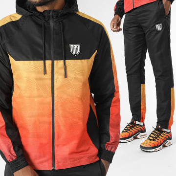 MA9 Mafia Nueve - Gradiente Neon Oranje Ruit Track Suit