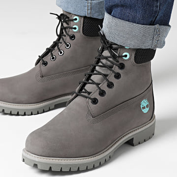 Timberland - Premium 6 In Lace Waterdicht Medium A2P6W Grijs Nubuck