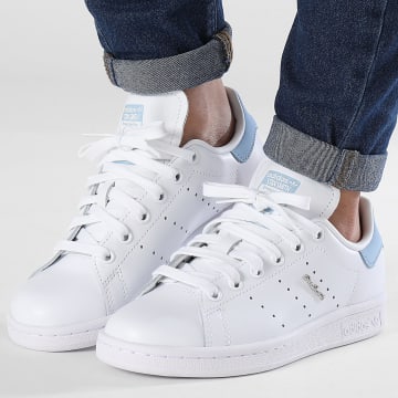 Adidas Originals - Scarpe da ginnastica Stan Smith W Donna IF6995 Calzature Bianco Argento Metallizzato Clear Sky