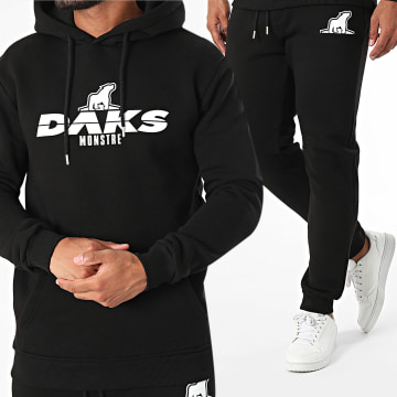 DAKS - Ensemble De Survetement Logo Noir Blanc