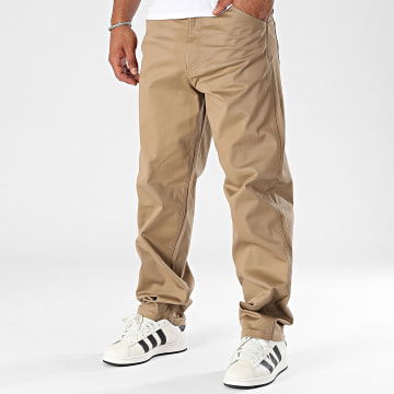 Jack And Jones - Alex Clean Baggy Fit Jeans Donker Beige