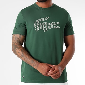 Lacoste - Tee Shirt Regular Fit Logo Crocodile Vert