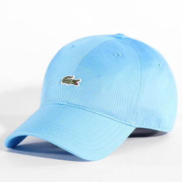Lacoste Casquette Center Logo Brode Crocodile Bleu Clair LaBoutiqueOfficielle
