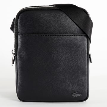 Lacoste - Sacoche Logo Crocodile Noir