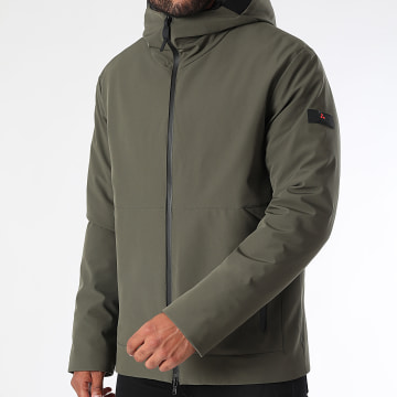 Peuterey - Parka con cappuccio Loge verde kaki