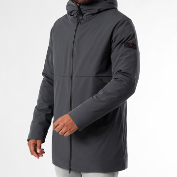 Peuterey - Parka con capucha gris antracita Metide