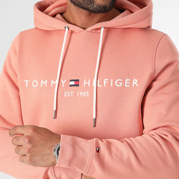 Tommy Hilfiger - Sweat Capuche Tommy Logo 1599 Saumon