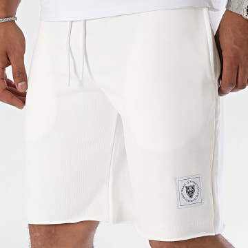 2Y Premium - Pantalones cortos de jogging blancos