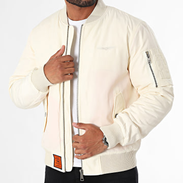 Bombers Original - Veste Bomber Original Blanc Ecru