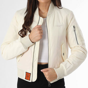 Bombers Original - Bomber Femme Original Ecru