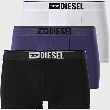 Diesel - Juego de 3 00ST3V-0TJAB Boxers Negro Azul Marino Blanco