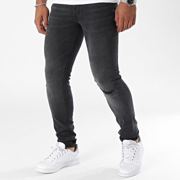 Jack And Jones - Liam Original Skinny Jeans Zwart