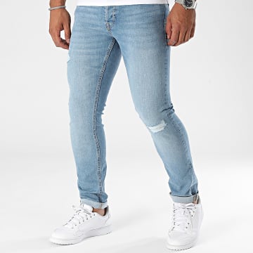 Jack And Jones - Glenn Original Blauwe Denim Slim Jeans