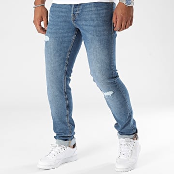 Jack And Jones - Jean Slim Glenn Original Bleu Denim