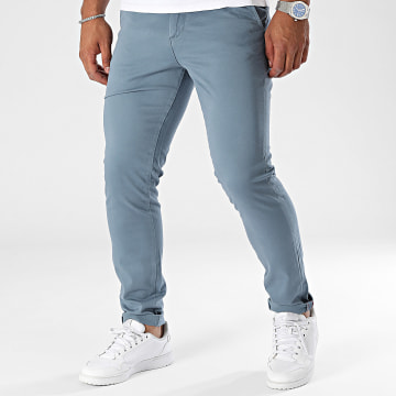 Jack And Jones - Pantalon Chino Slim Marco Bowie Bleu Clair