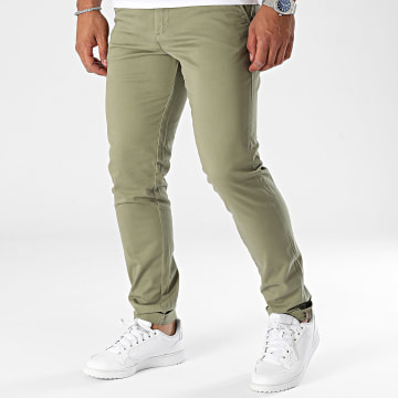 Jack And Jones - Pantalon Chino Slim Marco Bowie Vert Kaki Clair