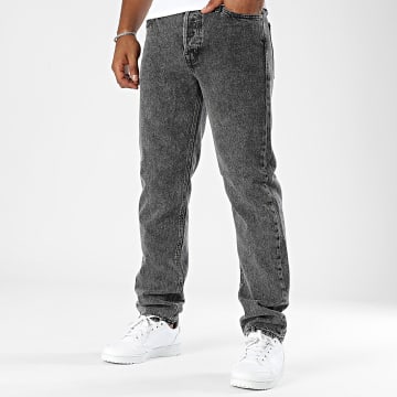 Jack And Jones - Chris Original Charcoal Grey Relaxed Fit Jeans