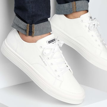 Jack And Jones - Bayswater helderwitte sneakers