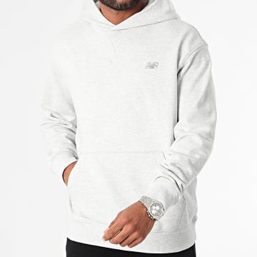 New Balance - Relaxed Fit Hoody MT41534 Heide Wit