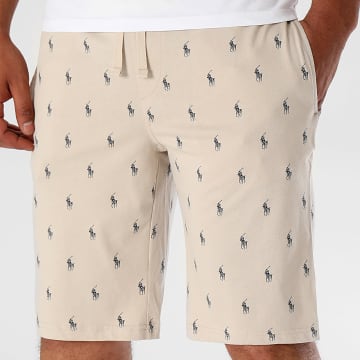 Polo Ralph Lauren - Pantaloncini da jogging beige All Over Player