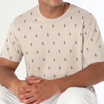 Polo Ralph Lauren - Camiseta All Over Player Beige