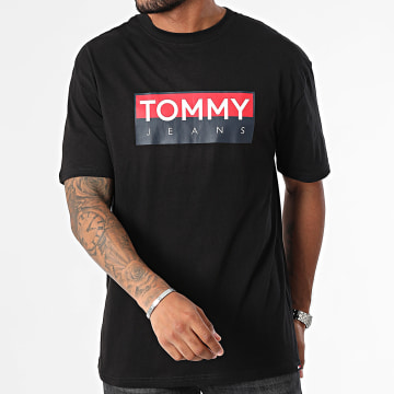 Tommy Jeans - Oversized T-shirt Tommy Entry 9684 Zwart