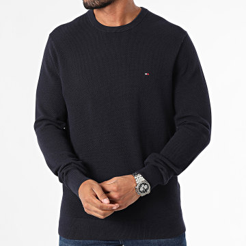 Tommy Hilfiger - Pull Essential Structure 6347 Bleu Marine