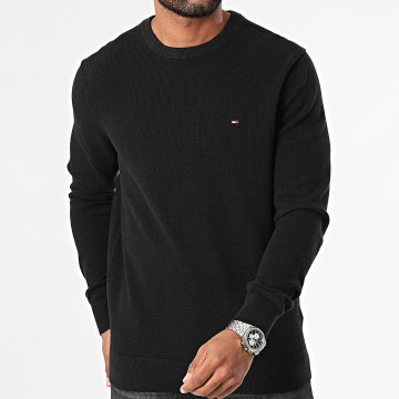 Tommy Hilfiger - Struttura essenziale 6347 Maglia nera