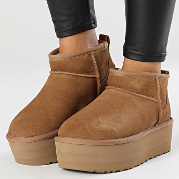 UGG - Dames Laarzen Classic Ultra Mini Plateform 1135092 Kastanje