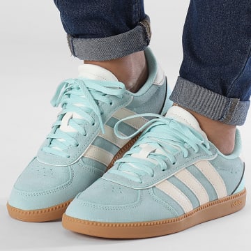 Adidas Sportswear - Baskets Femme Breaknet Sleek Suede IH5469 Semi Flash Aqua Wonder White Core White