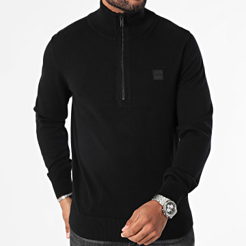 BOSS - Kanobix Sweater met rits 50494387 Zwart