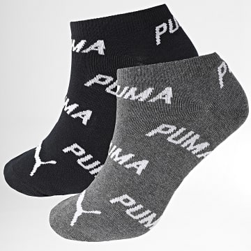 Puma - Lot De 2 Paires De Chaussettes 100000953 Gris Noir