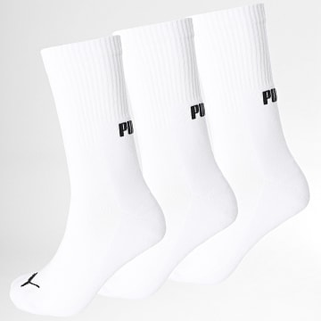 Puma - Lote de 3 pares de calcetines 701222067 Blanco