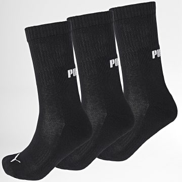 Puma - Lote de 3 pares de calcetines 701222067 Negro