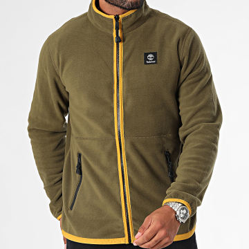 Timberland - A62EY Khaki Green Zip Fleece Jas