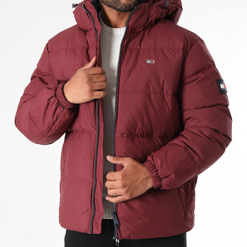 Tommy Jeans - Donsjack met capuchon Essential 9786 Bordeaux