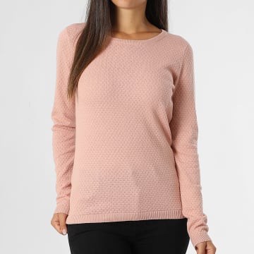 Vero Moda - Pull Femme Care Structure Rose