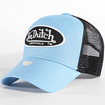 Von Dutch - Boston Trucker Cap Lichtblauw Zwart