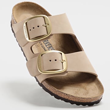 BIRKENSTOCK - Damessandalen Arizona Grote Gesp Beige Goud