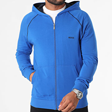 BOSS - Sweat Zippé Capuche Mix And Match 5055313 Bleu Roi