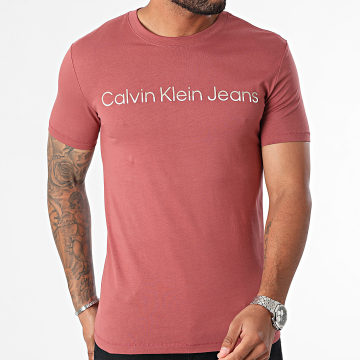 Calvin Klein - Tee Shirt 5676 Rouge Brique