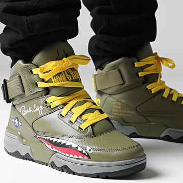 Ewing Athletics - Baskets Montantes Ewing 33 Hi X Kool G Rap 1BM02543 Olive Red