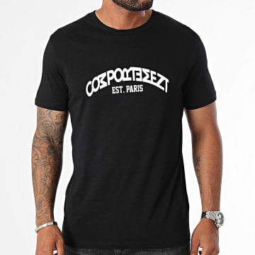 Comportement - T-shirt Est. Parijs Zwart Wit