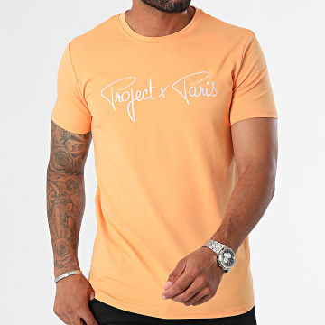 Project X Paris - Tee Shirt Col Rond 1910076 Orange