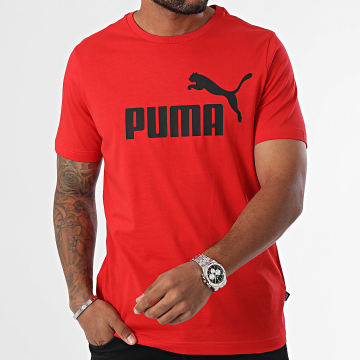 Puma - Essentiële Logo Tee Rood