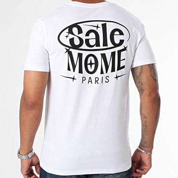 Sale Môme Paris - T-shirt moderne kunst wit zwart