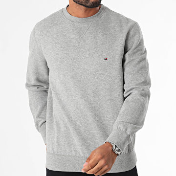 Tommy Hilfiger - Ronde hals Essential Fleece Sweat 7232 Heather Grey