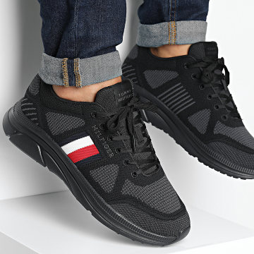 Tommy Hilfiger - Baskets Modern Runner Knit Evo 5245 Black