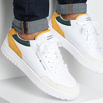 Tommy Hilfiger - Core Leather Mix 5058 Zapatillas City Yellow