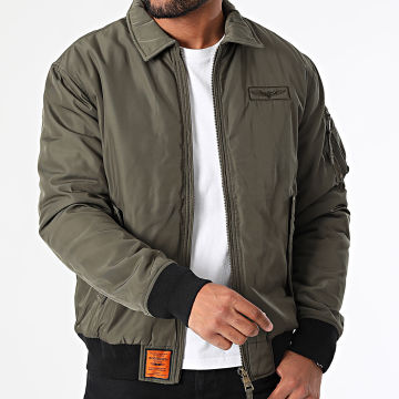 Bombers Original - Veste Bomber Cornell Vert Kaki